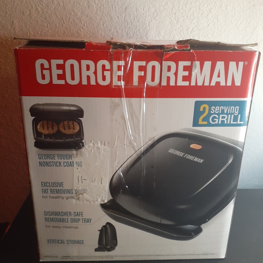 NEW IN BOX George Foreman GR0040B Grille.